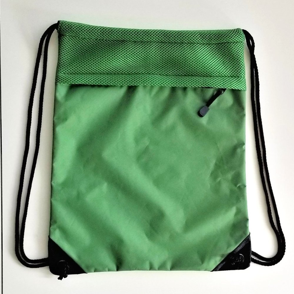 Port Authority Cinch Pack with Mesh Trim - Cactus Green